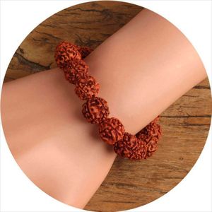 NOVAMART Fine Certified 5 Mukhi Indonesia Rudraksha Bracelet Jupiter Hindu <b>Men</b> Women Natural Ball Shape Astrological Benefits Po - Product Image 5