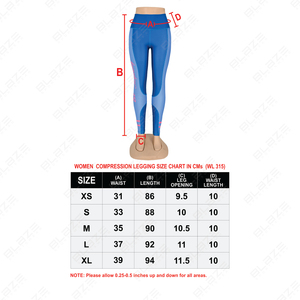 กางเกงโยคะเอวสูงระบายอากาศได้ดีผ้าสแปนเด็กซ์/ เอวยางยืดโพลีเอสเตอร์แห้งเร็ว - Product Image 6