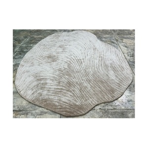 พรมปักมือคุณภาพส่งออก 100% ทําด้วยวัสดุโพลีเอสเตอร์และลายทึบพรมปักมือปักสําหรับขาย - Product Image 1