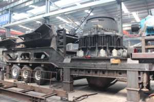 Nueva planta de trituración de impacto móvil, tipo de rueda, estación trituradora de cantera de piedra dura con engranaje de motor esencial - Product Image 5