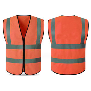 Chaqueta de seguridad ligera con bandas reflectantes resistente al agua y transpirable perfecta para trabajos de carretera y construcción - Product Image 6