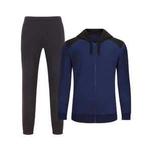 Ensemble de survêtement de sport 2 pièces pour homme en polyester/coton, respirant, léger, antibactérien, anti-UV, personnalisable, vente en gros - Product Image 6