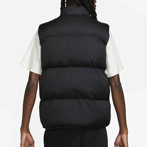 Gilet bouffant pour hommes avec logo personnalisé en gros hiver chaud automne vestes sans manches grande taille 5XL respirant fermeture éclair Service OEM - Product Image 6