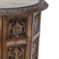 Table basse de conception vintage, artisanat en bois massif, design de haute qualité, pour salon décoratif, fabrication en Inde