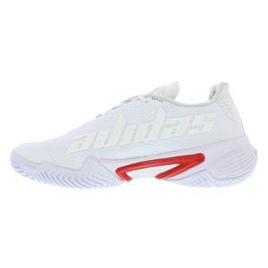 Adidas กีดขวางรองเท้าสตรีสี: สีขาว/สีแดง100% ของแท้ - Product Image 4