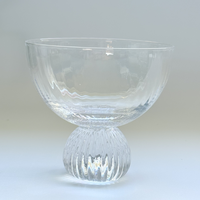 Verres à cocktail et à vin sans pied modernes en gros, personnalisables avec logo, réutilisables, durables, à base épaisse, transparents