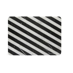 Planche à découper en marbre blanc en bois fabriquée à la main sur mesure luxueuse et fonctionnelle, parfaite pour la cuisine - Product Image 5