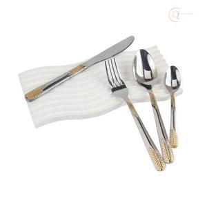 Ensemble de couverts élégants et écologiques en acier inoxydable pour la restauration, le service et les fêtes |   Couverts haut de gamme avec couleurs personnalisées - Product Image 3