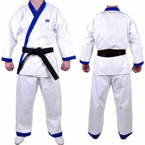 Uniforme de Karate de Color sólido de alta calidad Desgaste de artes marciales barato de alta calidad más vendido - Product Image 2