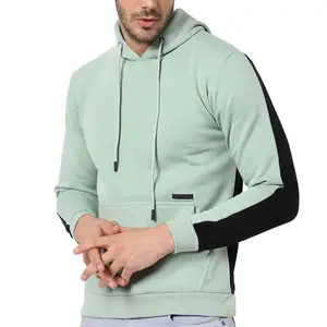 Hoodies de pulôver de terry francês de alta qualidade para uso casual, moletom de grife de luxo com mangas enfeites artesanais