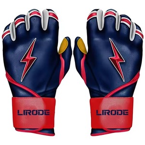 Guantes de Bateo de Softbol de Cuero Genuino Antideslizantes y Duraderos, Venta al por Mayor, Diseño Personalizado Unisex, Guantes de Bateo de Béisbol - Product Image 3