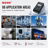 Fuente de Alimentación Ajustable de Alta Potencia Weihao 1000w 1200w 1500w 2000w 3000w 4000w 5000w SMPS 12V 24V 36V 48V 60V 72V 96V 110V 220V PFC DC