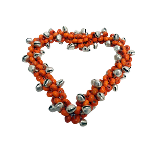Handicrafts Iron /Beads Hanging Heart <b>Wall</b> Hanging Decor Nickel Plating for <b>Christmas</b> Decoration Customized Handmade - Product Image 1