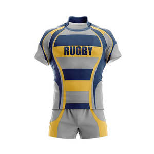 Maillots de rugby professionnels de qualité supérieure imprimés en polyester 100% à séchage rapide pour les clubs de rugby - Product Image 5