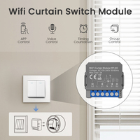 Module de rideau intelligent AVATTO Tuya WiFi RF433 pour moteur de volet roulant électrique, télécommande compatible avec Alexa Google Home