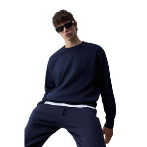 Sweat-shirts à capuche unisexes surdimensionnés en fibre de bambou 100% 370g lourds lavés Mode de rue Hiver Ensembles ODM pour hommes - Product Image 4