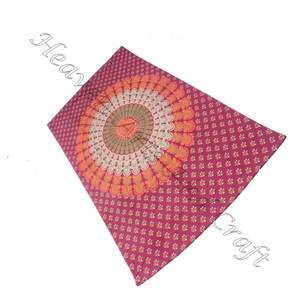 Tapisserie de Mandala bohème imprimé numérique, tapisserie de Mandala en coton, tapisserie d'art mural imprimé personnalisé - Product Image 2