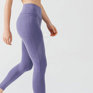 Leggings de yoga en taille adulte femmes Logo personnalisé Leggings serrés pantalons pour femmes taille élastique - Product Image 4
