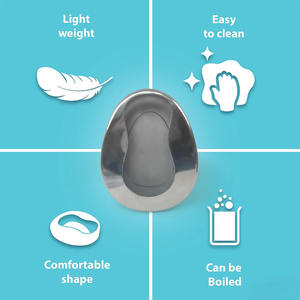 2025 High Quality Surgical Steel <b>Slipper</b> <b>Bed</b> Pan Medical Use for Elderly Men and Women for Hospitals Hollowware Instruments - Product Image 5