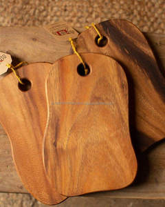 Bloc à découper en bois d'acacia massif, à grain bout, écologique, épaisseur personnalisée, passe au lave-vaisselle, pour mariage, cuisine, maison - Product Image 3