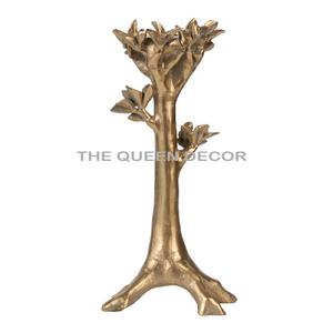 Candelero de aluminio de metal de primera calidad hecho a mano y soporte de decoración personalizada para el diseño del hogar para acento de iluminación de sala de estar - Product Image 6