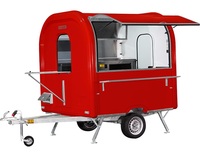 Camion de restauration rapide de haute qualité avec cadre en fibre de verre, aluminium et acier inoxydable, garantie 5 ans, option bonbons, prix bas, directement du fabricant