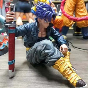 Nouvelle figurine en résine de Trunks de Dragon Ball Z, ensemble de figurines d'action pour collectionner, décorer, modèle promotionnel avec personnages DBZ - Product Image 4