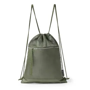Zaino Ecologico in RPET Pearl, Sacca Sportiva Promozionale con Coulisse per Gadget - Product Image 2