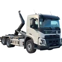 Camion tracteur Changan 8X4 d'occasion avec essieu relevable, transmission automatique, boîte de vitesses rapide, moteur diesel Euro 6, benne basculante, caméra arrière, conduite à gauche