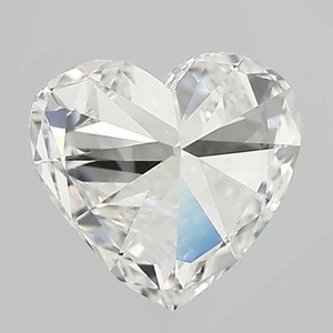 IGI Heart Cut Lab Diamant 4.03 ct Blanc Lâche Calibré E couleur VS2 clarté Lab créé Diamants pour Bijoux Cadeaux pour elle - Product Image 3