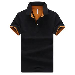 Camiseta Polo lisa de calidad transpirable para hombre, ropa de calle principal, fabricación de bordado, ropa de verano de gran tamaño, camisetas Polo - Product Image 4