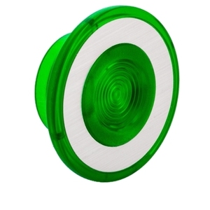 Per SCHNEIDER ELECTRIC 9001G22 Interruttore a pulsante a fungo illuminato da 41 mm, a scatto, in plastica verde per Harmony 9001K/9001SK - Product Image 1