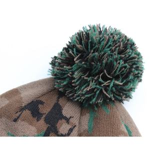 หมวกบีนนี่ไหมพรม 100% สำหรับฤดูหนาว  แบบลำลอง  อะคริลิก  หลายสี  ผ้าสวมใส่สบาย  ขายส่ง  หมวกบีนนี่ถักลาย jacquard แบบสั่งทำ - Product Image 2