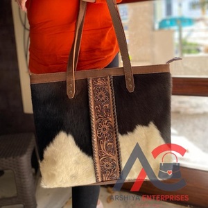 Bolso tallado de Mano a Mano, bolso de mano de piel de vaca auténtica, bolsos de gran tamaño, gran colección de monedero para mujer, novedad - Product Image 1