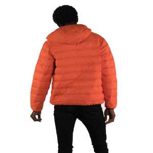 Men's High Quality Casual Outerwear Formal Style Winter Puffer Jacket with Hood for Warmth Washed <b>fabric</b> unisex puffer jackets - Product Image 2