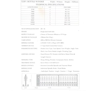 เครื่องม้วนด้ายวิสคอสอัตโนมัติที่มีประสิทธิภาพอุปกรณ์ม้วนด้ายที่แม่นยำอย่างรวดเร็วสำหรับอุตสาหกรรมสิ่งทอ - Product Image 2