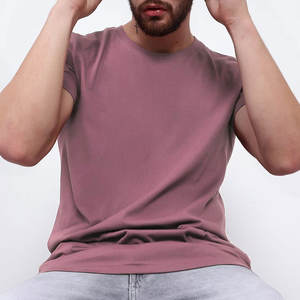 Camiseta de media manga para hombre de alta calidad 100% algodón de secado rápido transpirable antiarrugas ropa de calle de verano diseño personalizable - Product Image 4