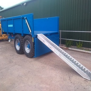 Remolque montado en tractor agrícola de alta calidad Capacidad de remolque de descarga de utilidad pequeña Diseño de un solo eje Calidad Premium - Product Image 1