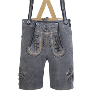 กางเกงขาสั้นสไตล์เยอรมันสำหรับผู้ชายใส่2025โลโก้ออกแบบได้ตามที่ต้องการ - Product Image 1