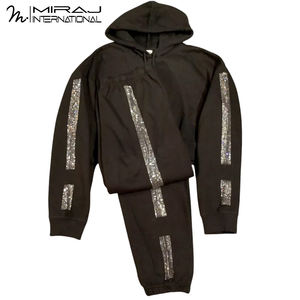 Pull Style 2025 OEM Service Produit Durable Avec Prix Raisonnable Casual Wear Strass Survêtements - Product Image 2