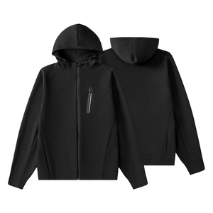 Chaqueta Deportiva Personalizada para Hombre |   Chaqueta Deportiva de Manga Larga OEM |   Sudaderas Lisas |   Sudadera Deportiva Estilo Motero Vintage Lisa Teñida Otoño - Product Image 1