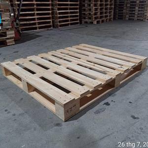 Usine Directe Palettes En Bois Heavy Duty Grandes Palettes Européennes Empilables Simple/Double Face Bois Fabriqué au Vietnam Personnalisé - Product Image 5