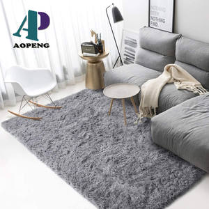 พรมขนยาวคลาสสิคแบบสั่งทำพิเศษ ขนาด 5-6 มม. ขนฟูฟ่อง ผสมไหมและขนสัตว์ สำหรับตกแต่งบ้าน ห้องนั่งเล่น รถยนต์ ความหนา 10 มม. - Product Image 1