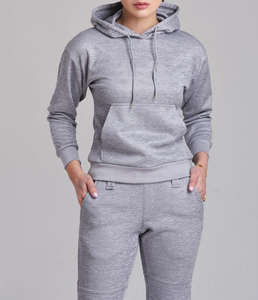 Ensemble de survêtement personnalisé en coton épais pour femmes Survêtements pour l'entraînement, le jogging Ensemble de survêtement le plus vendu au prix de gros - Product Image 6