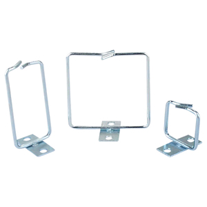 Supporto per la gestione dei cavi in acciaio zincato 40x80 mm - Product Image 1