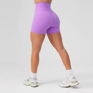 2025 été personnalisé haute qualité taille élastique femme Shorts sport Gym Biker Yoga Shorts pour les femmes - Product Image 4