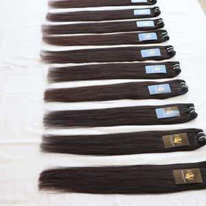 Extensiones de pelo brasileñas con encaje Frontal, cabello humano virgen 100% sin procesar, venta al por mayor - Product Image 1