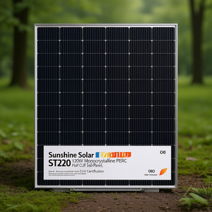 Panneau solaire monocristallin PERC à demi-cellules Sunshine Solar ST220 120W avec certification TUV - Product Image 3