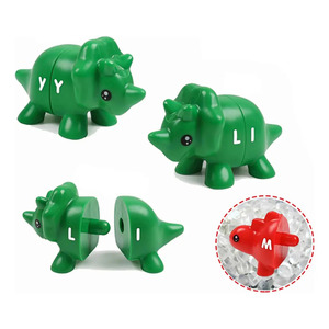 Dinosaur Sensory Sorting Toy Letters Colors - Assorted Colors - Product Image 3