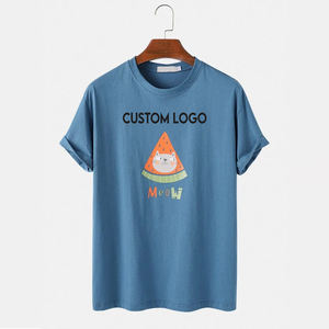 Camiseta de Hombre con Logotipo Personalizado, Alta Calidad, 230g, 100% Algodón, Casual, Holgada, Talla Grande - Product Image 1